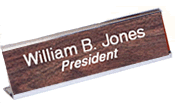 We are the #1 source for engraved plastic name plates, engraved signs,
signs, tags, wall signs, desk name plates, wall name plates