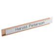aluminum wall name plate holder
extruded aluminum wall name plate holder