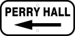 Custom aluminum sign, street sign, parking sign